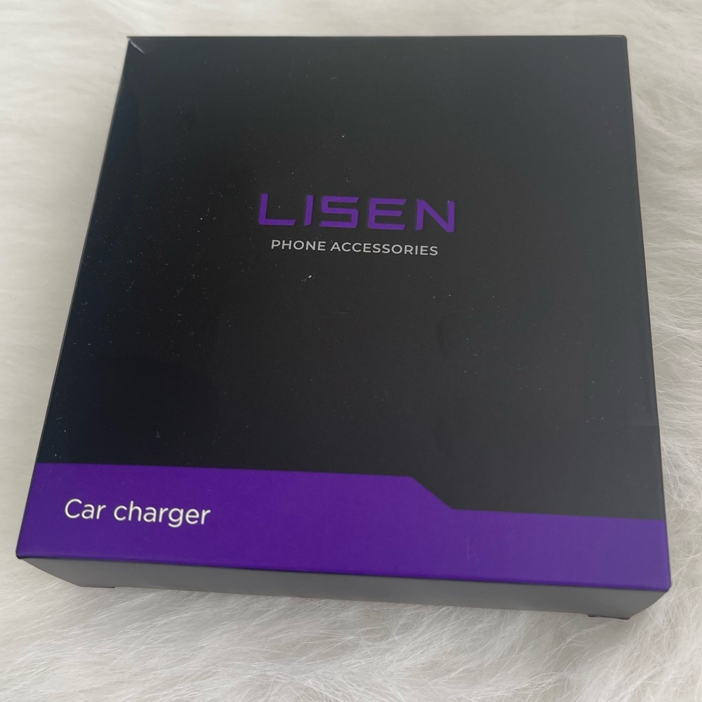 Lisen brand Car A+C charger + C to C Cable